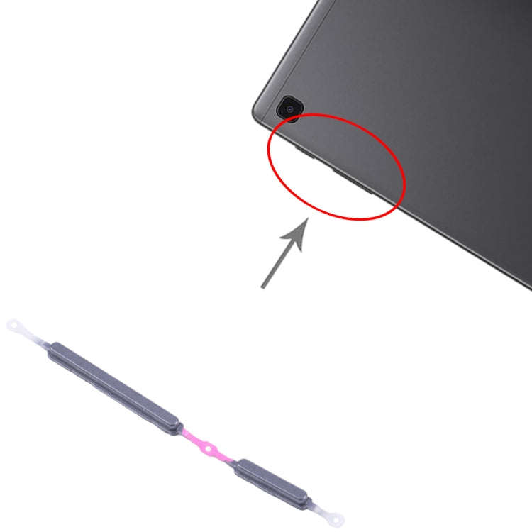 For Samsung Galaxy Tab A7 Lite SM-T225 Original Power Button and Volume Control Button (Black)
