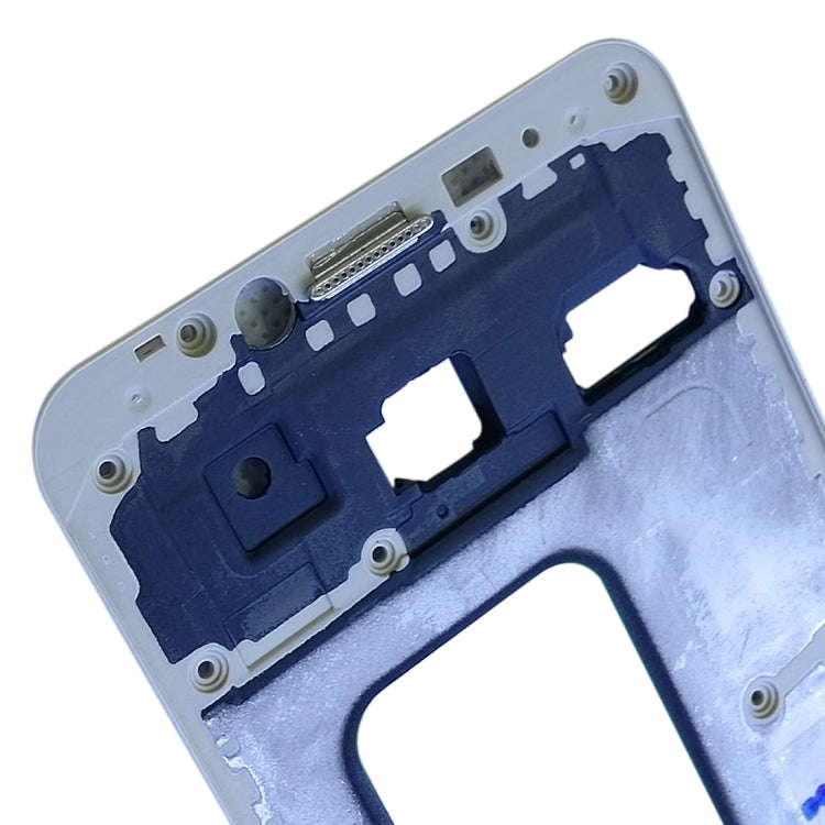 For Galaxy C5 Front Housing LCD Frame Bezel Plate (Gold)