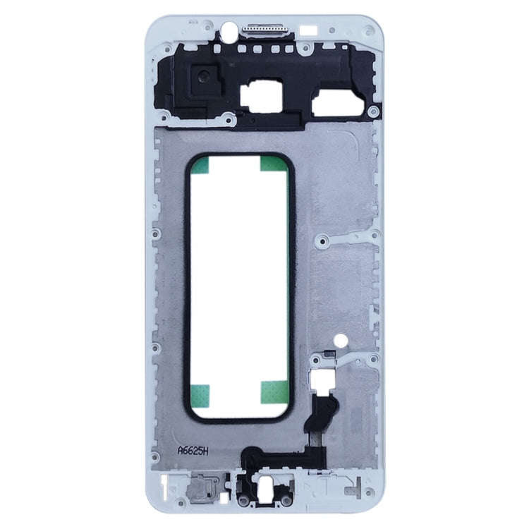 For Galaxy C5 Front Housing LCD Frame Bezel Plate (White)