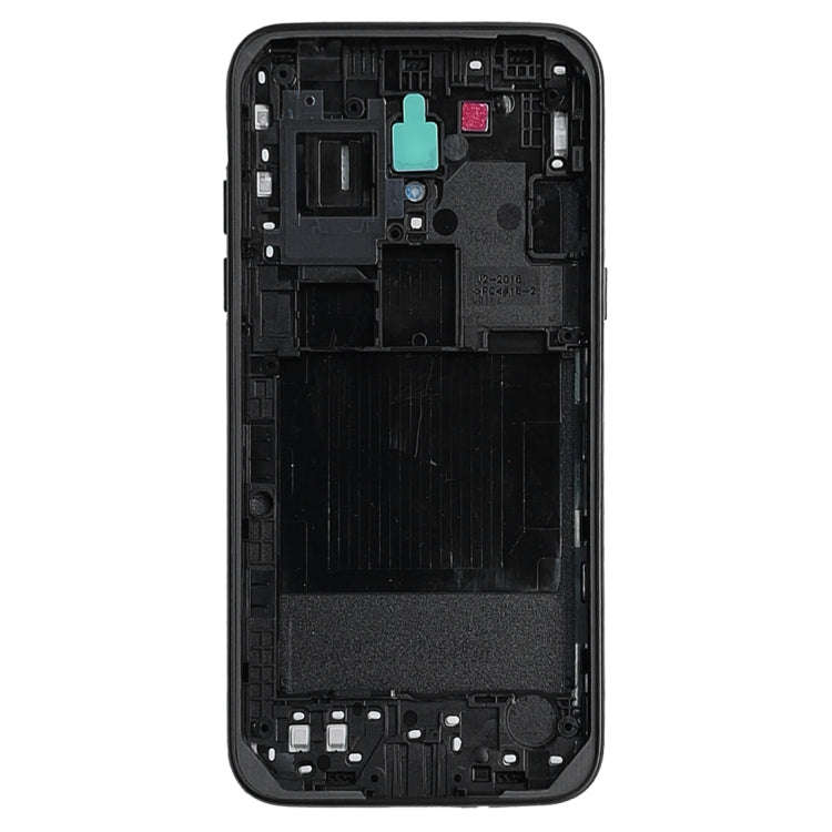 For Galaxy J2 Pro (2018), J2 (2018), J250F/DS Back Cover + Middle Frame Bezel Plate (Black)