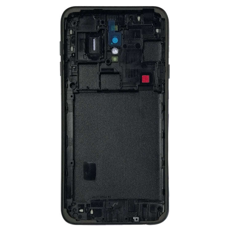 For Galaxy J4, J400F/DS, J400G/DS Back Cover + Middle Frame Bezel Plate (Black)