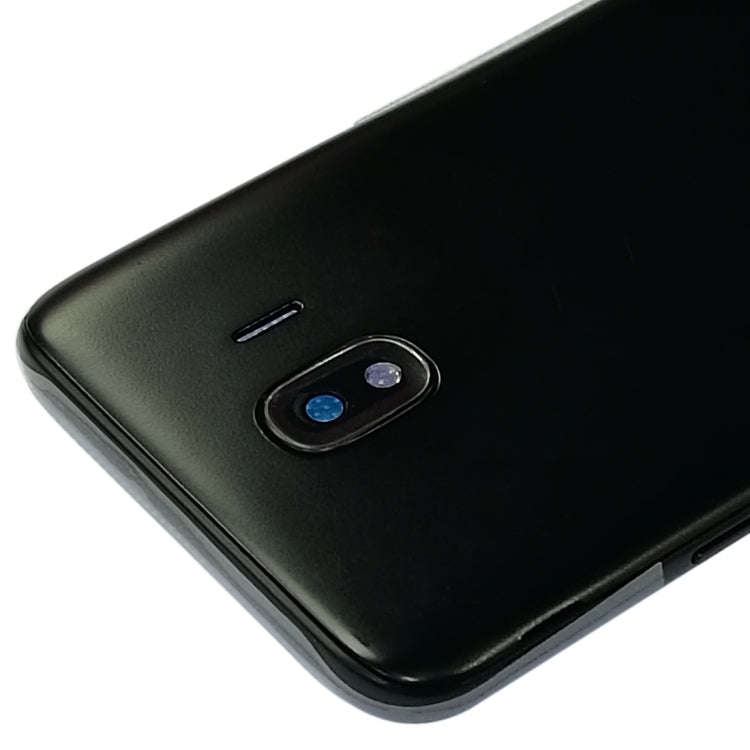 For Galaxy J4, J400F/DS, J400G/DS Back Cover + Middle Frame Bezel Plate (Black)