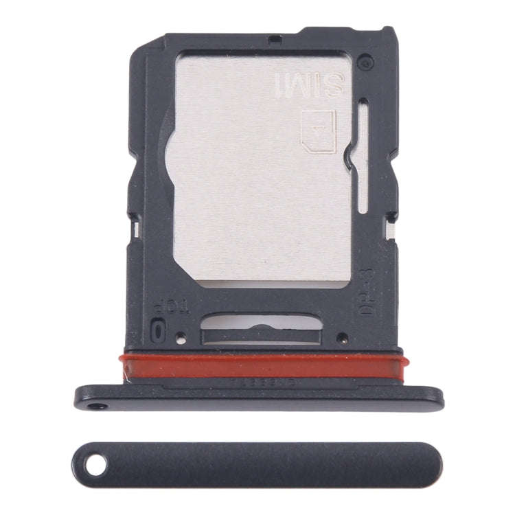 For Samsung Galaxy M55 SM-M556B Original SIM Card Tray + SIM Card Tray / Micro SD Card Tray (Black)