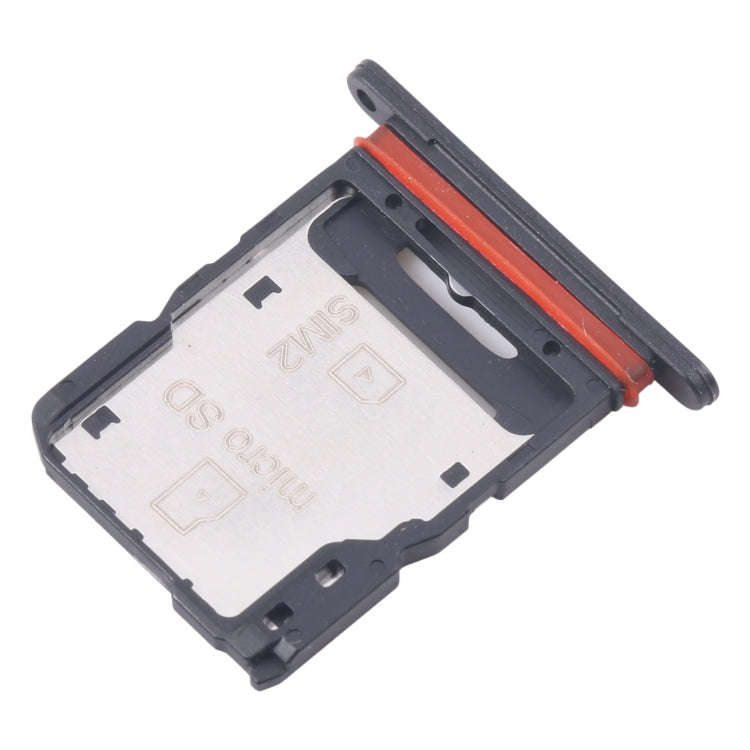 For Samsung Galaxy M55 SM-M556B Original SIM Card Tray + SIM Card Tray / Micro SD Card Tray (Black)