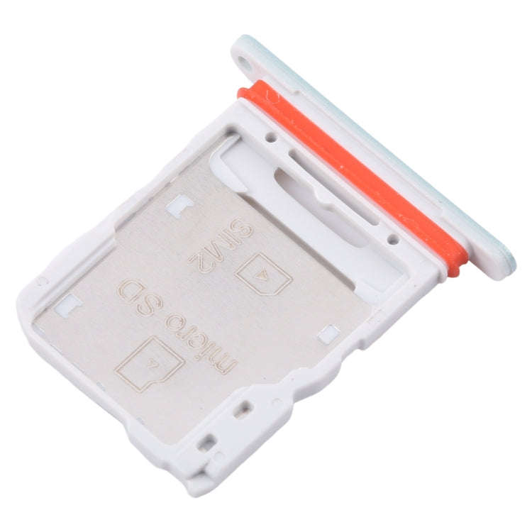 For Samsung Galaxy M55 SM-M556B Original SIM Card Tray + SIM Card Tray / Micro SD Card Tray (Green)