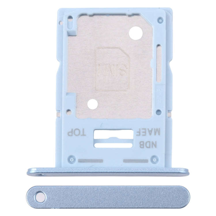 For Samsung Galaxy M15 SM-M156B Original SIM Card Tray + SIM Card Tray / Micro SD Card Tray (Blue)
