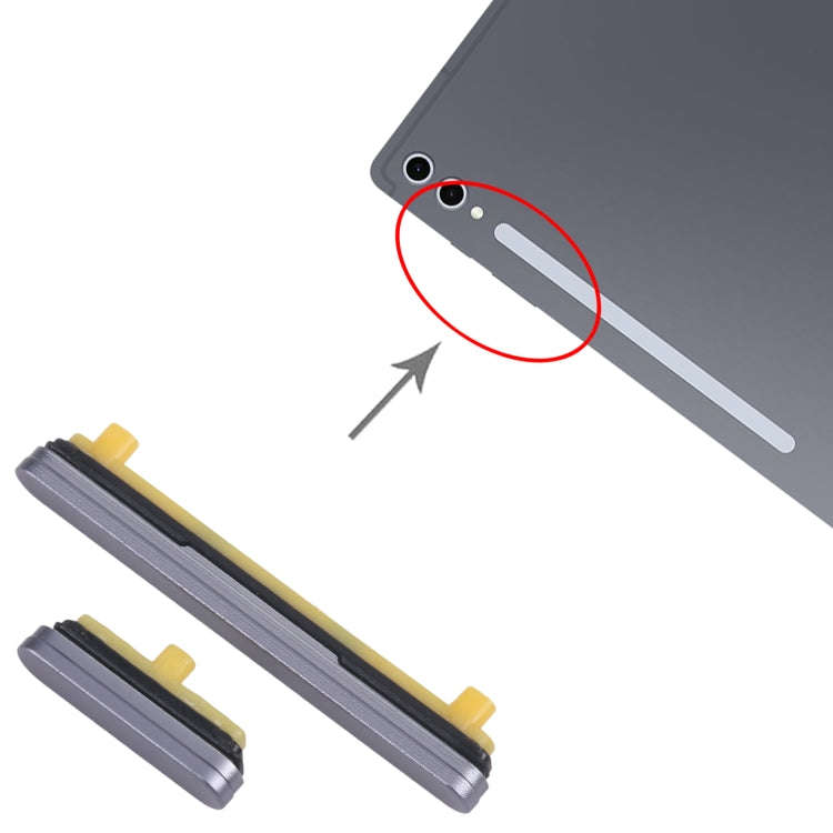 For Samsung Galaxy Tab S10+ SM-X820/X826 Original Power Button and Volume Control Button (Grey)