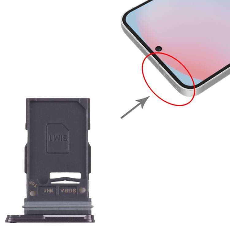 For Samsung Galaxy S24 FE SM-S721B Original SIM Card Tray (Black)