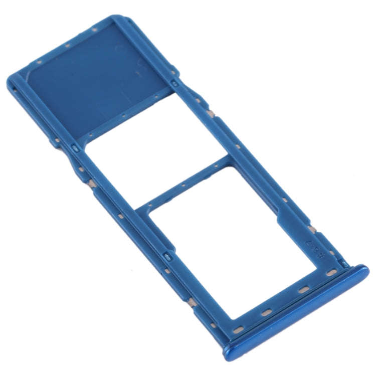 For Galaxy A20 A30 A50 SIM Card Tray + Micro SD Card Tray (Blue)