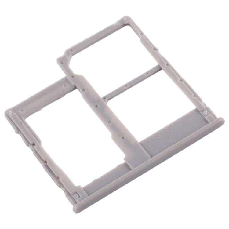For Galaxy A40 SIM Card Tray + SIM Card Tray + Micro SD Card Tray (Grey)