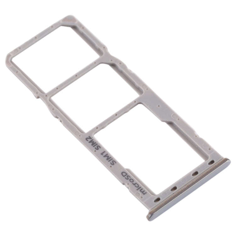 For Galaxy A20 A30 A50 SIM Card Tray + SIM Card Tray + Micro SD Card Tray (Grey)