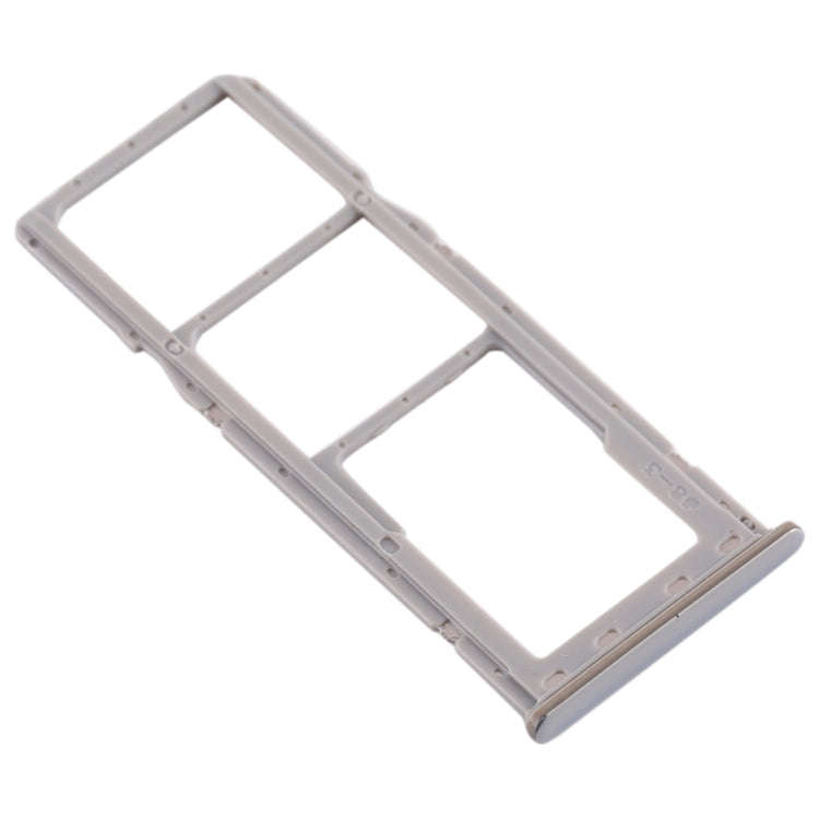 For Galaxy A20 A30 A50 SIM Card Tray + SIM Card Tray + Micro SD Card Tray (Grey)