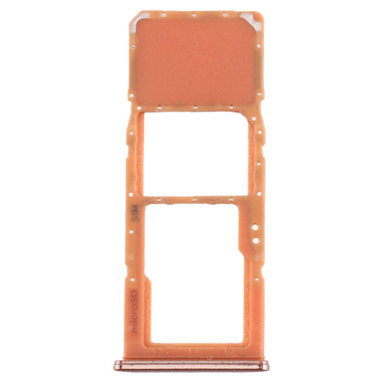 For Galaxy A70 SIM Card Tray + Micro SD Card Tray (Orange)