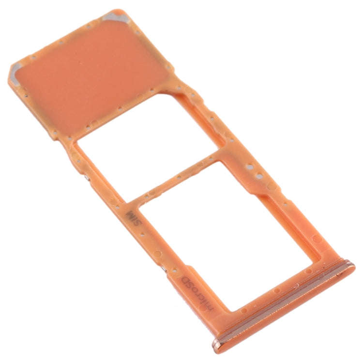 For Galaxy A70 SIM Card Tray + Micro SD Card Tray (Orange)