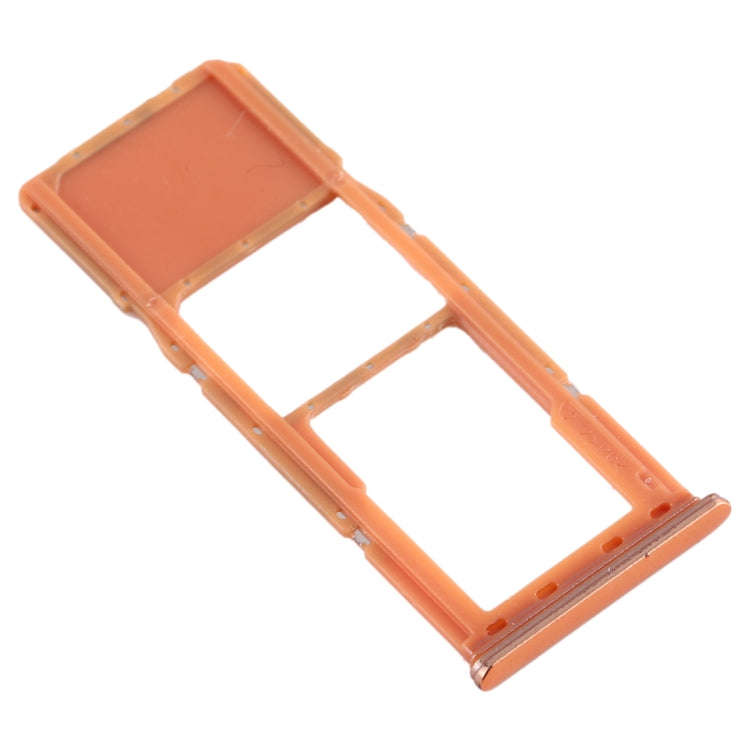 For Galaxy A70 SIM Card Tray + Micro SD Card Tray (Orange)