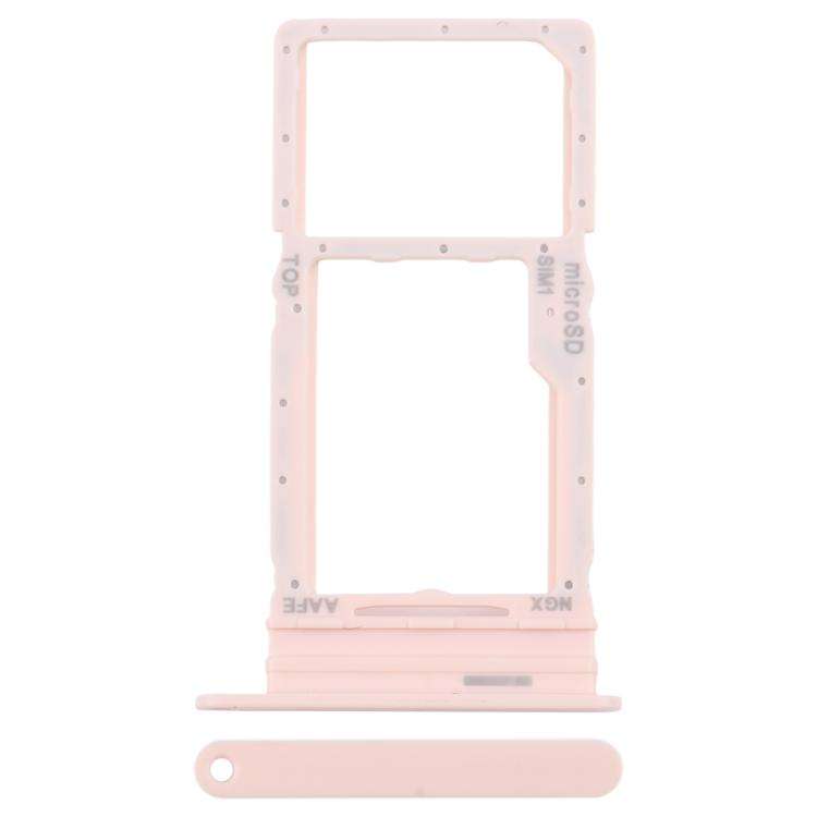 For Samsung Galaxy A16 SM-A165F Original SIM Card Tray + Micro SD Card Tray (Pink)
