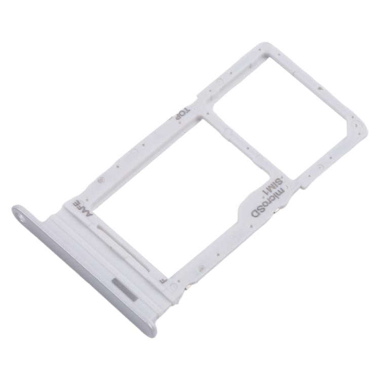 For Samsung Galaxy A16 SM-A165F Original SIM Card Tray + Micro SD Card Tray (Silver)