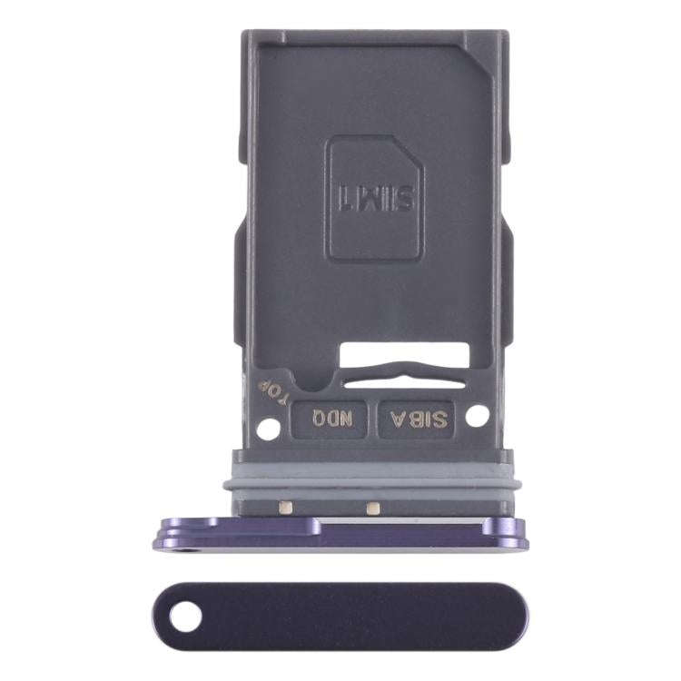 For Samsung Galaxy S24+ SM-S926B Original SIM Card Tray (Purple)