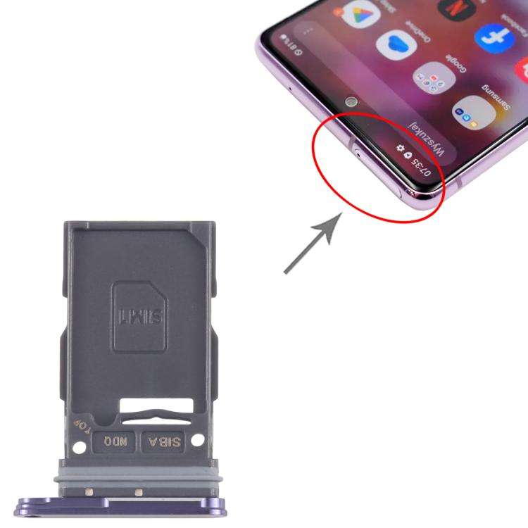 For Samsung Galaxy S24+ SM-S926B Original SIM Card Tray (Purple)