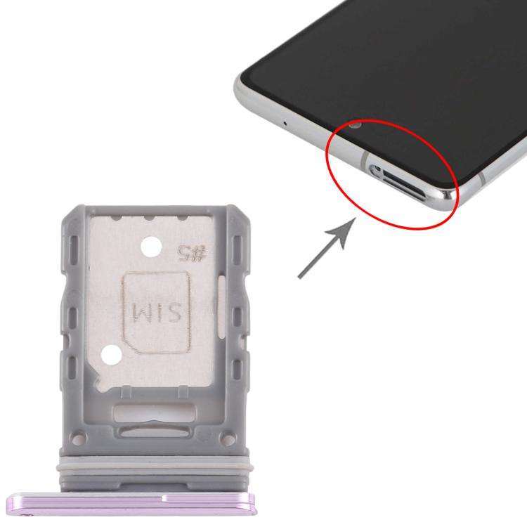 For Samsung Galaxy S20 FE SM-G780F Original SIM Card Tray (Pink)