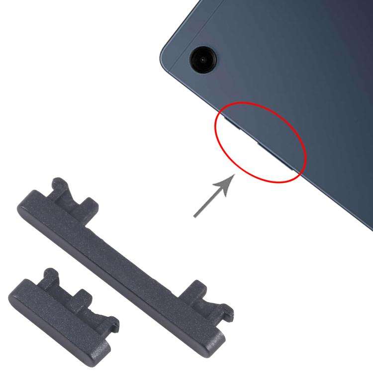 For Samsung Galaxy Tab A9 SM-X110/X115 Power Button and Volume Control Button (Grey)