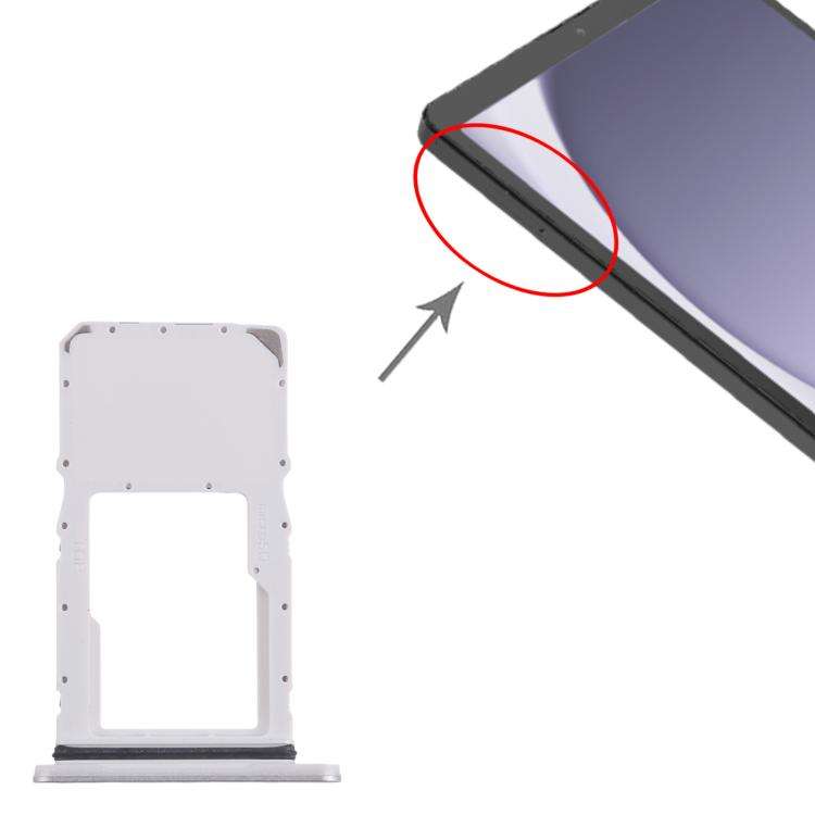 For Samsung Galaxy Tab A9+ 5G SM-X210 Micro SD Card Tray (Silver)