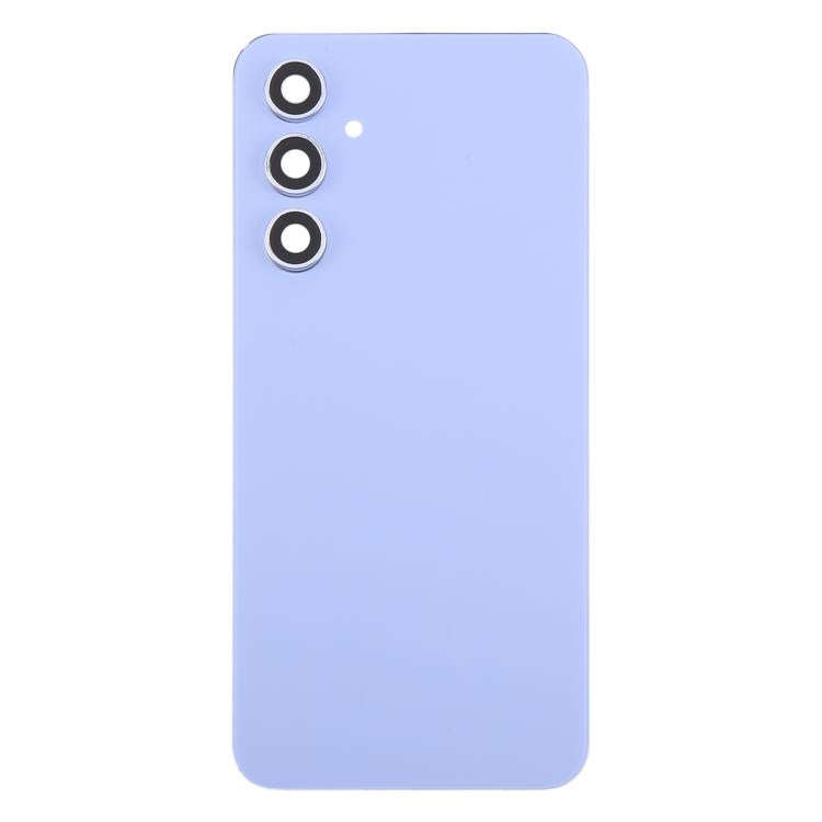For Samsung Galaxy A54 SM-A546B Battery Back Cover with Camera Lens Cover(Purple)