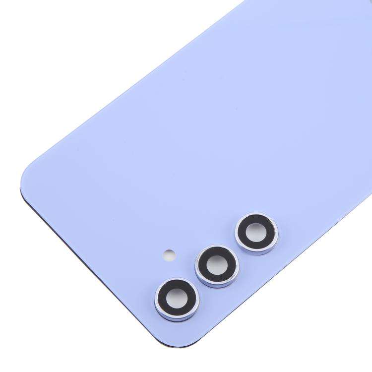 For Samsung Galaxy A54 SM-A546B Battery Back Cover with Camera Lens Cover(Purple)
