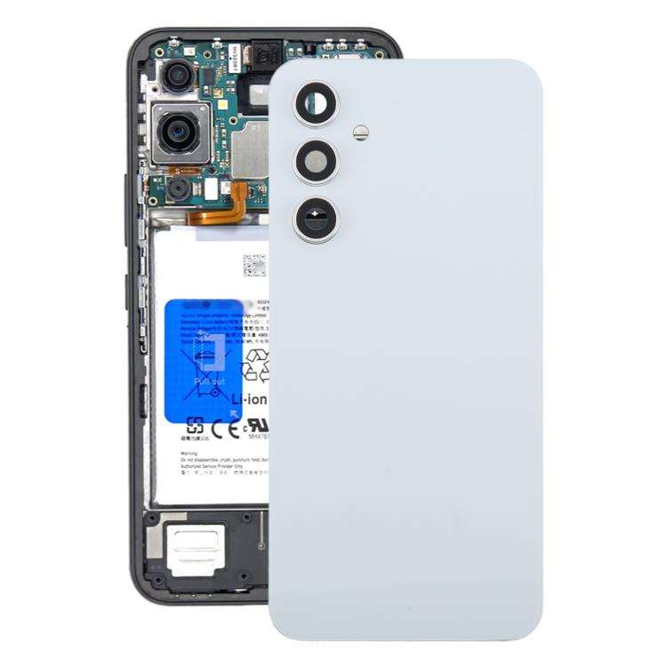 For Samsung Galaxy A54 SM-A546B Battery Back Cover with Camera Lens Cover(White)