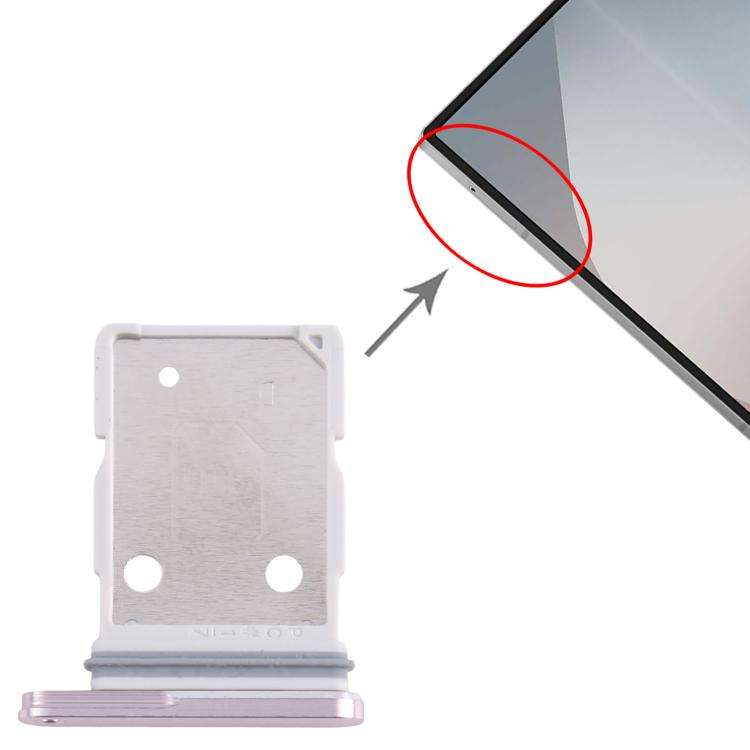 For Samsung Galaxy A56 SM-A566B Original SIM + SIM Card Tray (Pink)