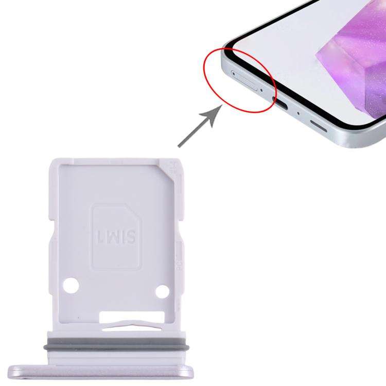 For Samsung Galaxy A36 SM-A366B Original SIM Card Tray (White)