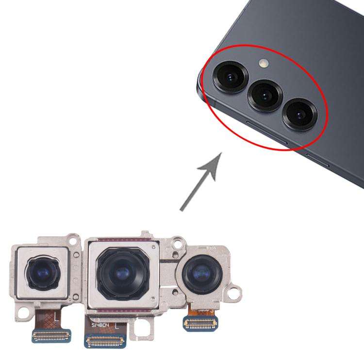 For Samsung Galaxy S25+ SM-S936 Original Camera Set (Telephoto + Wide + Main Camera)