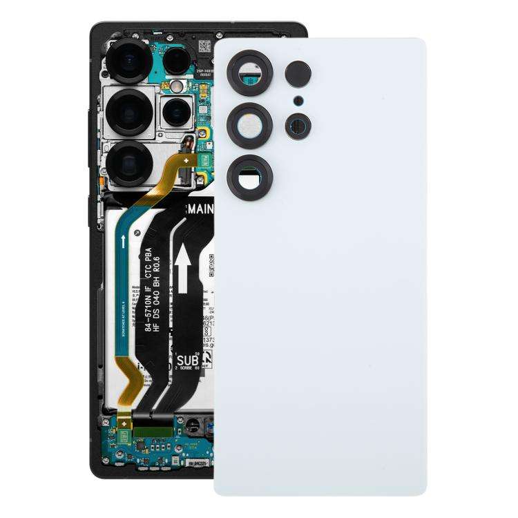 For Samsung Galaxy S25 Ultra SM-S938 OEM Battery Back Cover with Camera Lens Cover(White)