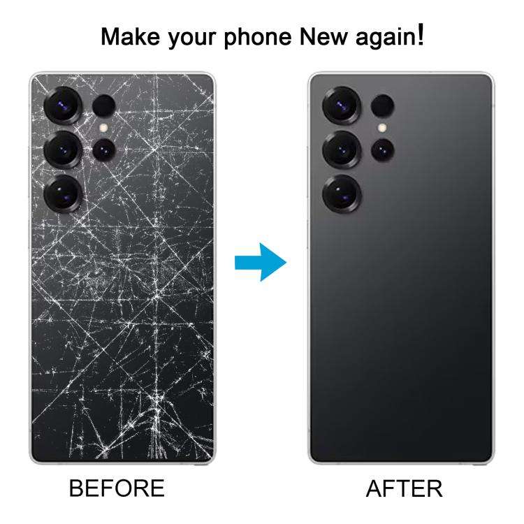 For Samsung Galaxy S25 Ultra SM-S938 OEM Battery Back Cover with Camera Lens Cover(Black)