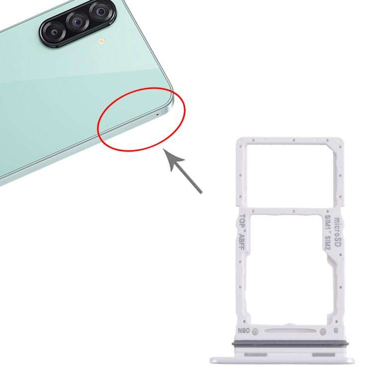 For Samsung Galaxy A26 SM-A266B Original SIM + SIM / Micro SD Card Tray (White)