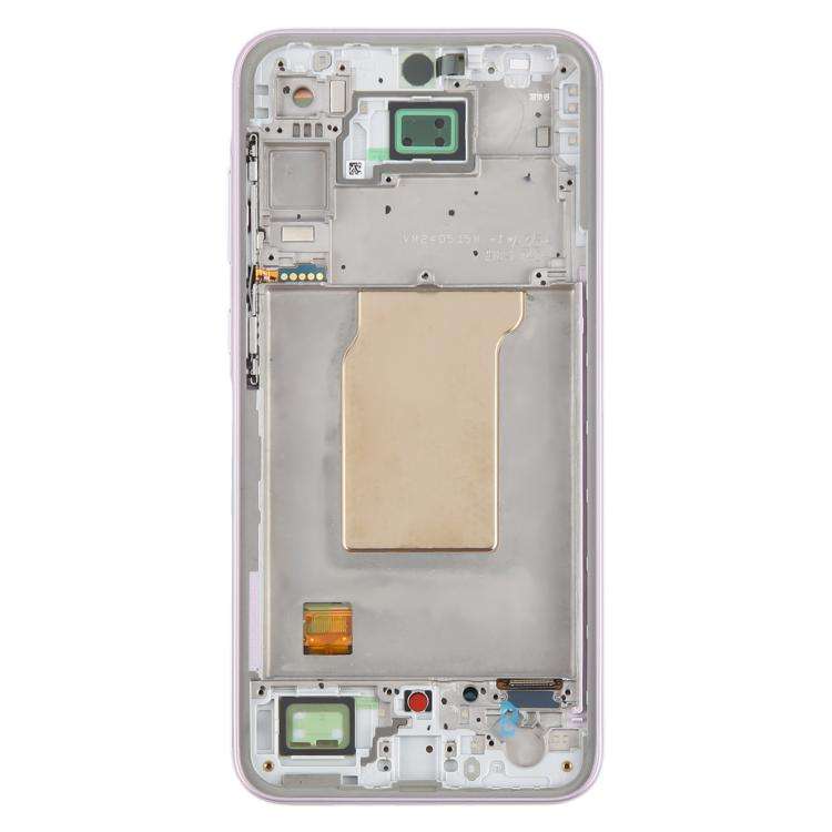 For Samsung Galaxy A35 SM-A356B Original LCD Screen Digitizer Full Assembly with Frame (Pink)