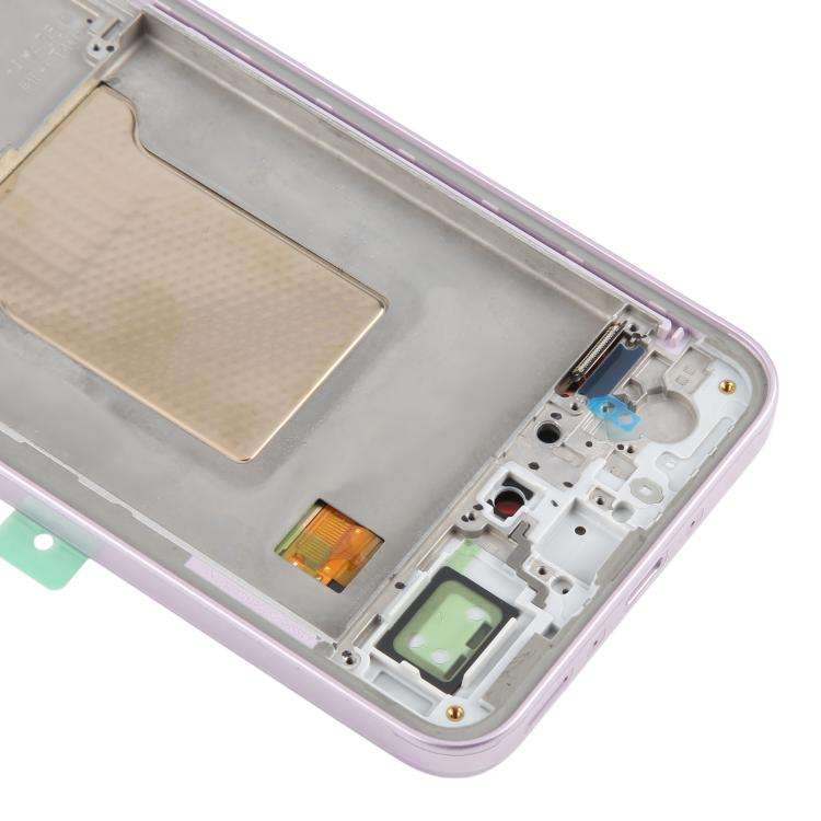 For Samsung Galaxy A35 SM-A356B Original LCD Screen Digitizer Full Assembly with Frame (Pink)