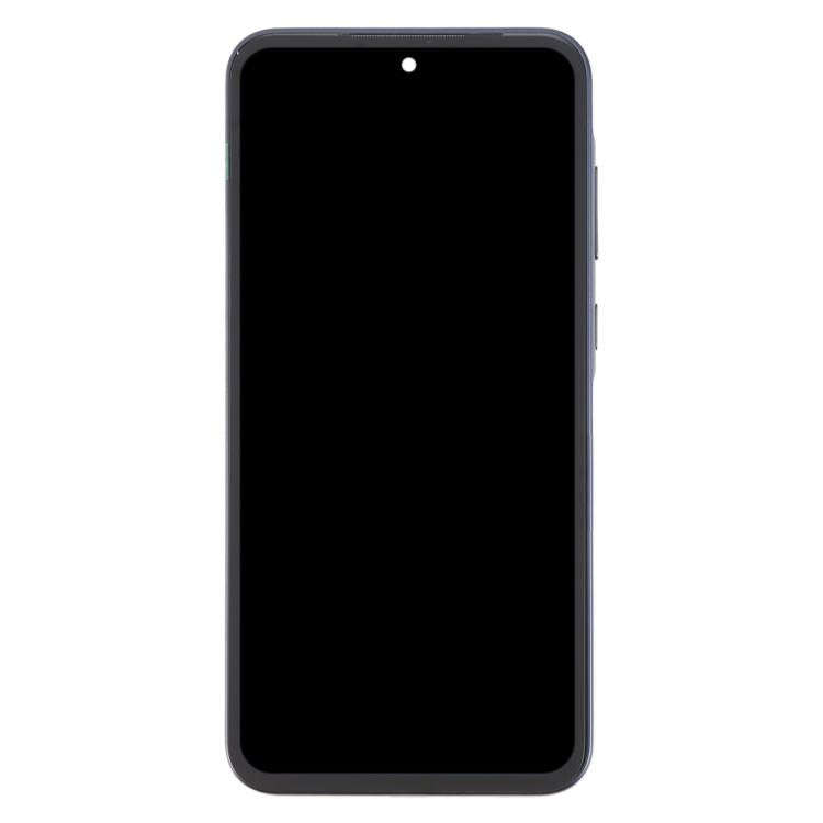 For Samsung Galaxy A35 SM-A356B Original LCD Screen Digitizer Full Assembly with Frame (Blue)