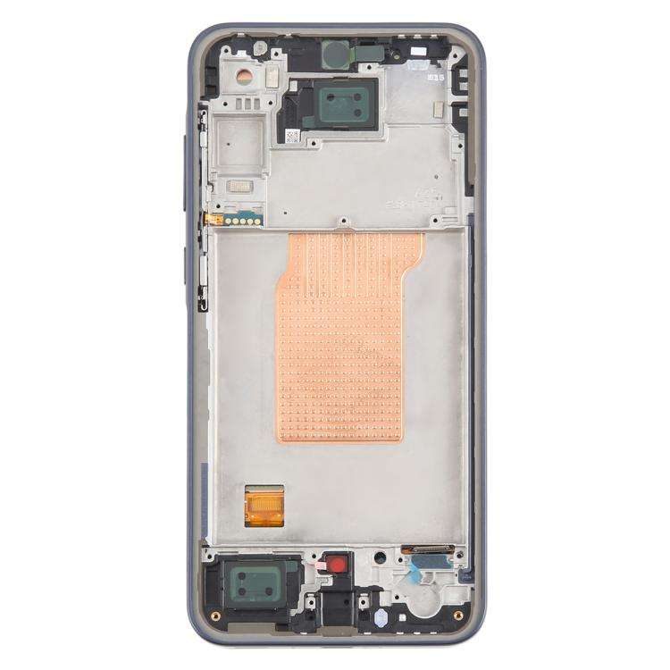 For Samsung Galaxy A35 SM-A356B Original LCD Screen Digitizer Full Assembly with Frame (Blue)
