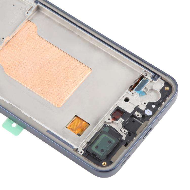 For Samsung Galaxy A35 SM-A356B Original LCD Screen Digitizer Full Assembly with Frame (Blue)