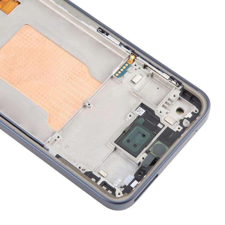 For Samsung Galaxy A35 SM-A356B Original LCD Screen Digitizer Full Assembly with Frame (Blue)