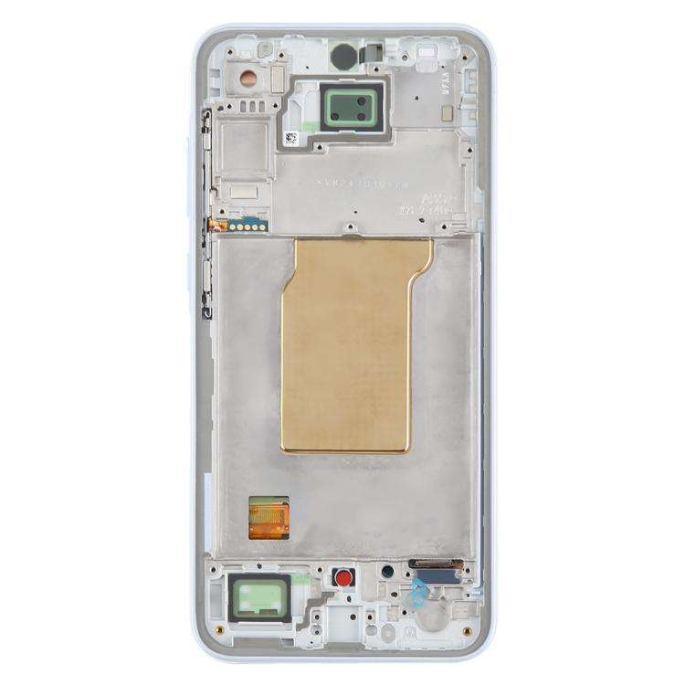 For Samsung Galaxy A35 SM-A356B Original LCD Screen Digitizer Full Assembly with Frame (Baby Blue)