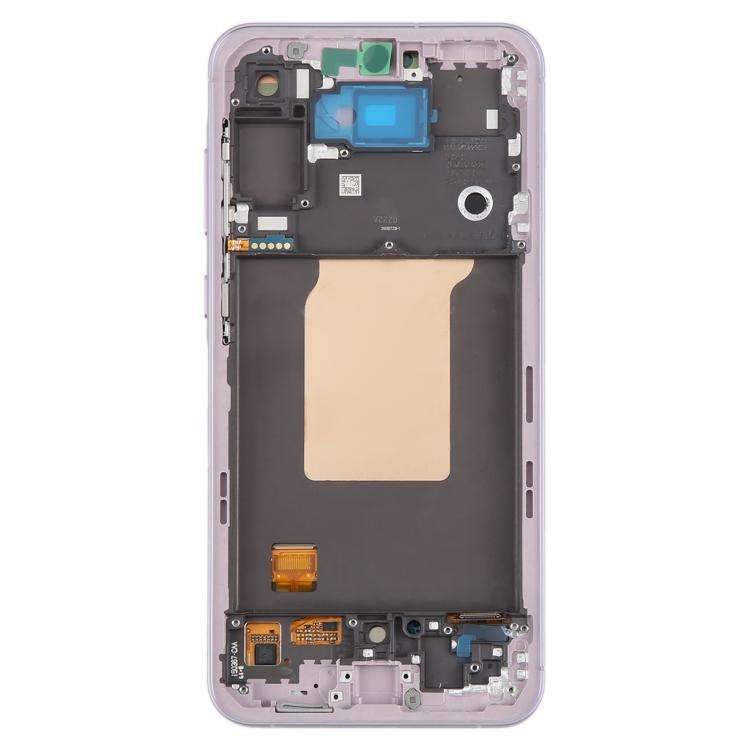 For Samsung Galaxy A55 SM-A556B Original LCD Screen Digitizer Full Assembly with Frame (Pink)