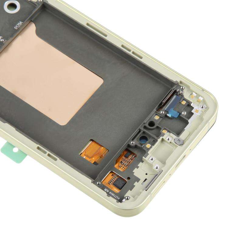 For Samsung Galaxy A55 SM-A556B Original LCD Screen Digitizer Full Assembly with Frame (Light Green)