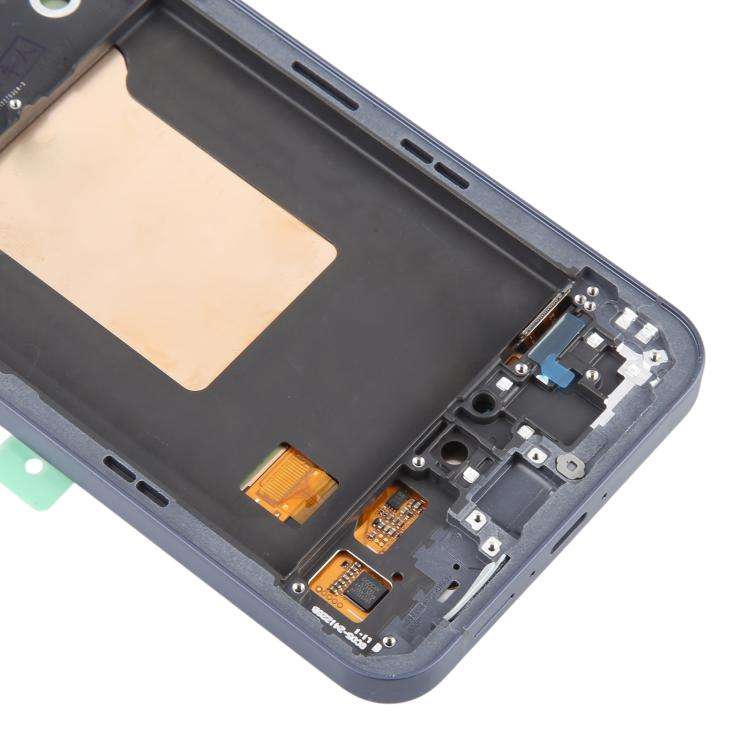For Samsung Galaxy A55 SM-A556B Original LCD Screen Digitizer Full Assembly with Frame (Blue)