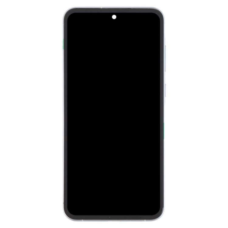 For Samsung Galaxy A55 SM-A556B Original LCD Screen Digitizer Full Assembly with Frame (Baby Blue)