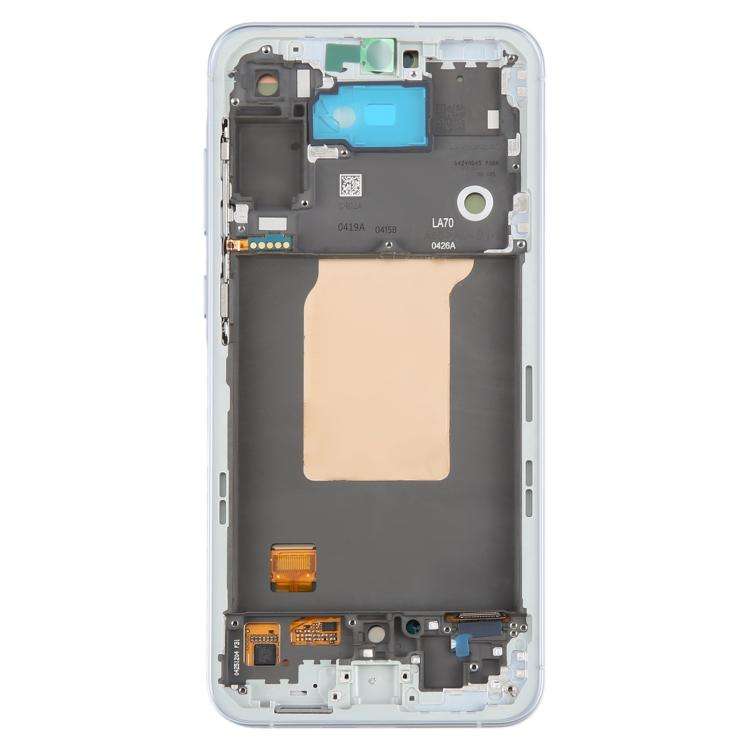 For Samsung Galaxy A55 SM-A556B Original LCD Screen Digitizer Full Assembly with Frame (Baby Blue)