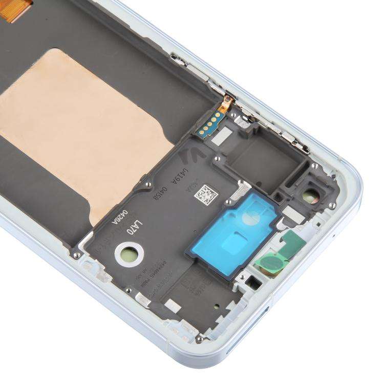 For Samsung Galaxy A55 SM-A556B Original LCD Screen Digitizer Full Assembly with Frame (Baby Blue)