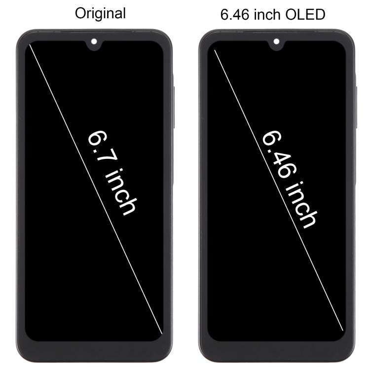 For Samsung Galaxy A26 SM-A266B 6.46 inch OLED LCD Screen Digitizer Full Assembly with Frame (Green)
