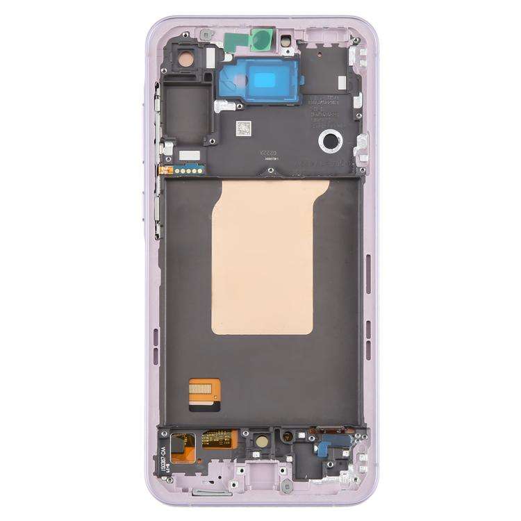 For Samsung Galaxy A55 SM-A556B OLED LCD Screen Digitizer Full Assembly with Frame (Pink)